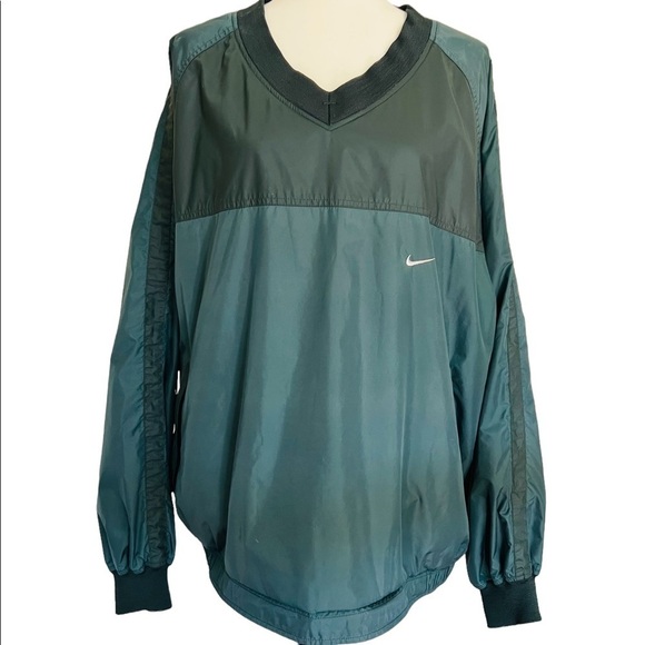 Nike Other - Men's Unique Style Vintage Nike Pullover Windbreaker in 2 Tone Green